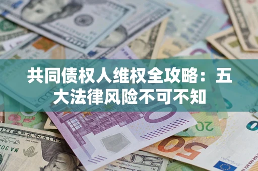北京共同债权人维权全攻略：五大法律风险不可不知