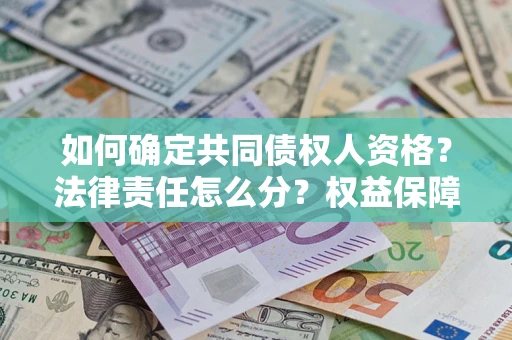 北京如何确定共同债权人资格？法律责任怎么分？权益保障技巧揭秘！