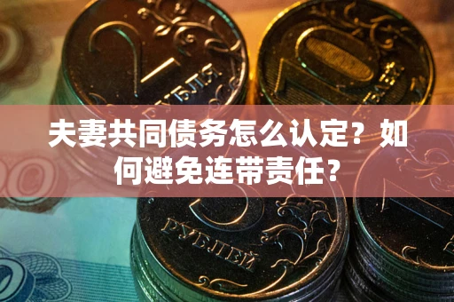 北京夫妻共同债务怎么认定？如何避免连带责任？