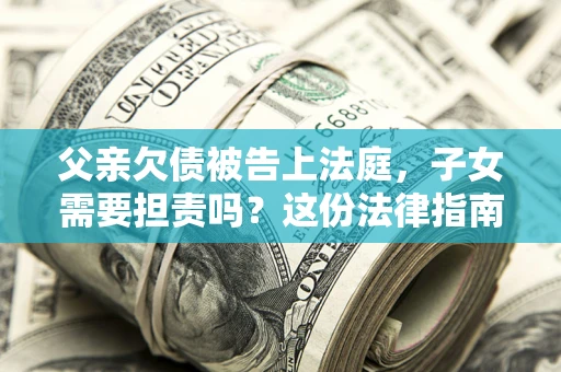 北京父亲欠债被告上法庭，子女需要担责吗？这份法律指南必须看完