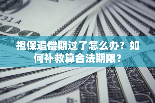 北京担保追偿期过了怎么办？如何补救算合法期限？