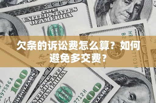 北京欠条的诉讼费怎么算？如何避免多交费？