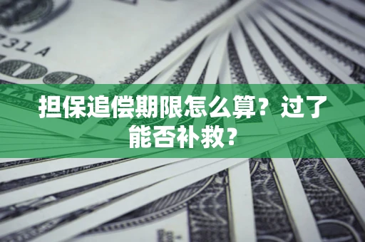 北京担保追偿期限怎么算？过了能否补救？